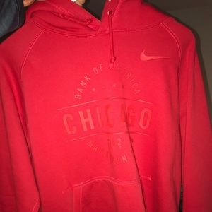 NIKE RED HOODIE